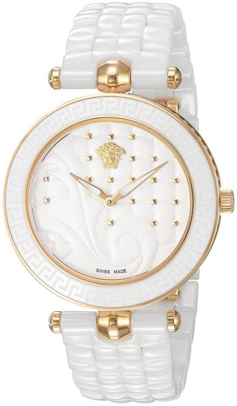 Versace Women's 'Vanitas' Swiss Quartz Stainless Steel and 